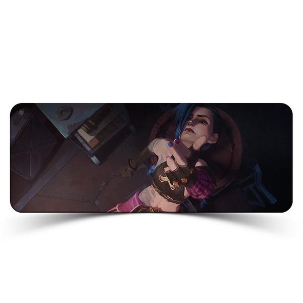 Imagem de Mouse Pad Gamer League of Legends Arcane Jinx Sinal de Arma