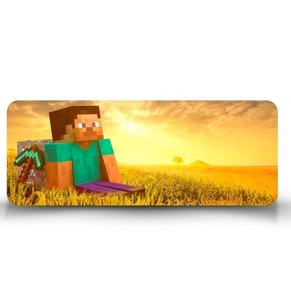 Imagem de Mouse Pad Gamer Minecraft Paisagem