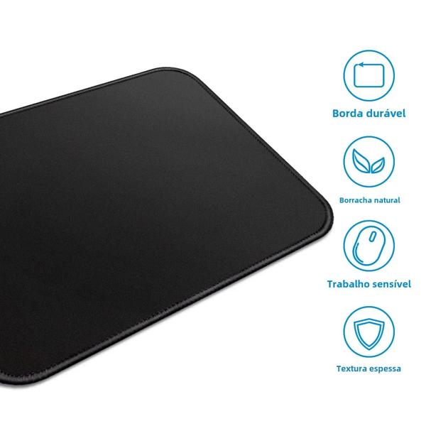 Imagem de Mouse Pad Gamer Pequeno, Lavável e Antiderrapante - Base de Borracha Portátil