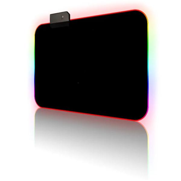 Imagem de Mouse Pad Gamer Profissional 35x25cm Desk Pad Com Led RGB