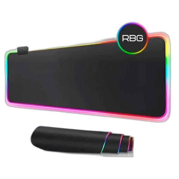 Imagem de Mouse Pad Gamer Rgb 80X30Cm 7 Cores Iluminação