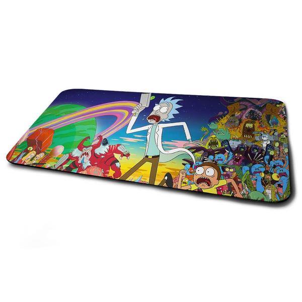 Imagem de Mouse Pad Gamer Rick and Morty Monstros