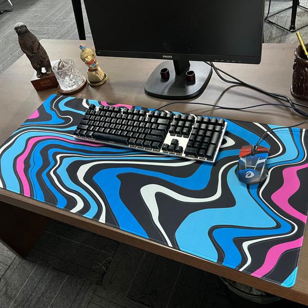 Mouse Pad Gamer Speed Extra Grande 90x40 Abstract Liquid - Cantinho Da Arte Imagem de Mouse Pad Gamer Speed Extra Grande 90x40 Abstract Liquid