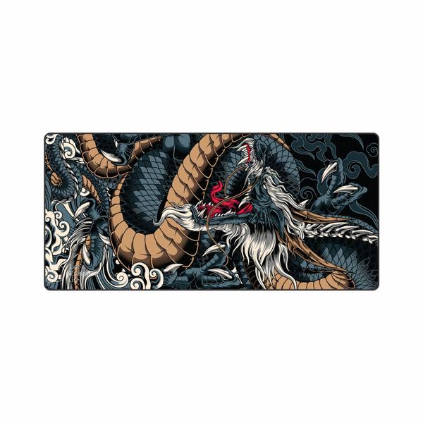 Imagem de Mouse Pad Gamer Speed Extra Grande 90x40 - Dragão Azul