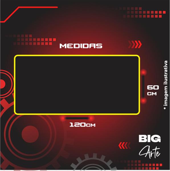 Imagem de Mouse Pad Gamer Speed Extra Grande Lançamento 120x60 cm - Abstract Liquid 14