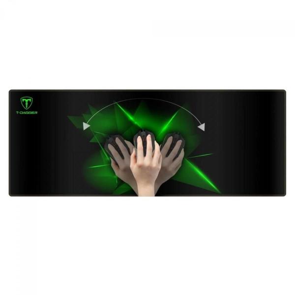 Imagem de Mouse Pad Gamer T-dagger Geometry L Preto 780x300 - TMP301