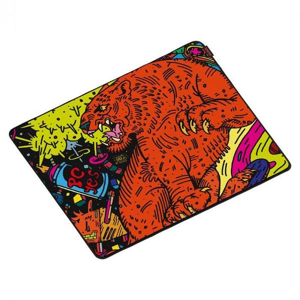 Imagem de Mouse Pad Gamer Tiger Premium Tamanho Pequeno Material Emborrachado Com Base Antiderrapante Speed para Maior Precisão 50X40CM