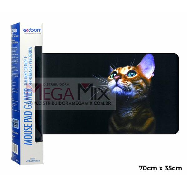 Imagem de MOUSE PAD GAMER VARIOS TEMAS  EXBOM 70X35cm