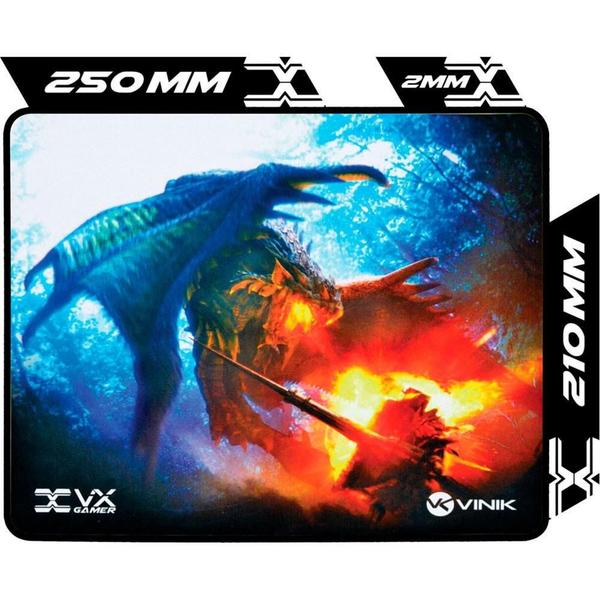 Imagem de Mouse pad gamer vinik battle 250x210x20mm