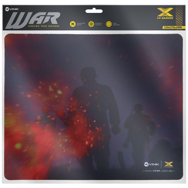 Imagem de Mouse Pad Gamer Vinik War - 320x270x2mm