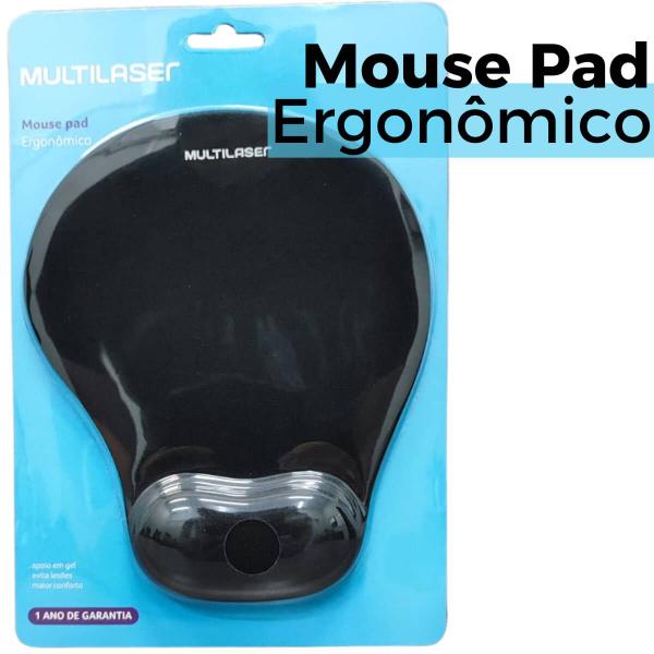 Imagem de Mouse pad gel preto ac021