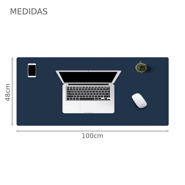 Imagem de Mouse Pad Grande Gamer 100x48cm Design Slim Desk Pad Fácil Deslize Tapete de Mesa Antiderrapante