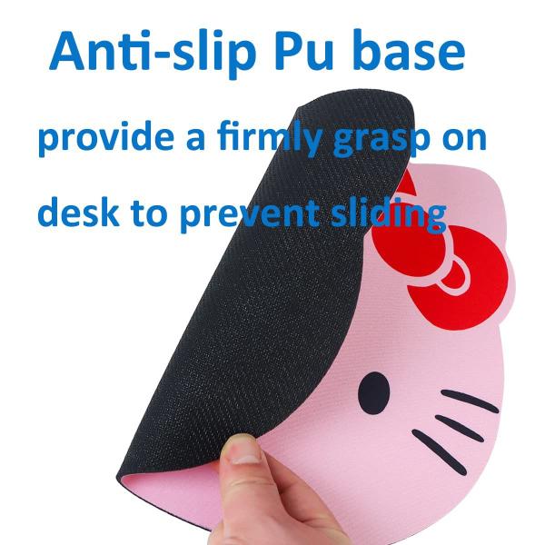 Imagem de Mouse Pad Kawaii Hello Kitty - Rosa - Para Computador e Laptop