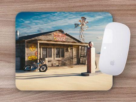 Imagem de Mouse Pad, Moto no Posto