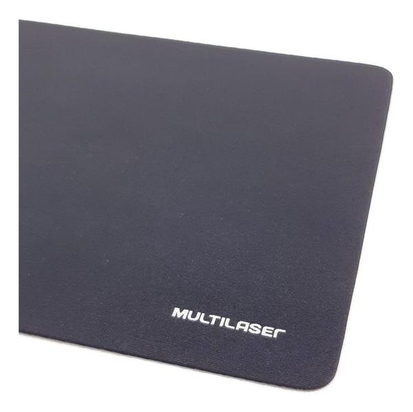 Imagem de Mouse Pad Multilaser De Tecido Simples Preto