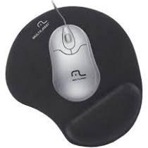 Imagem de Mouse Pad Multilaser Gel Preto - AC024