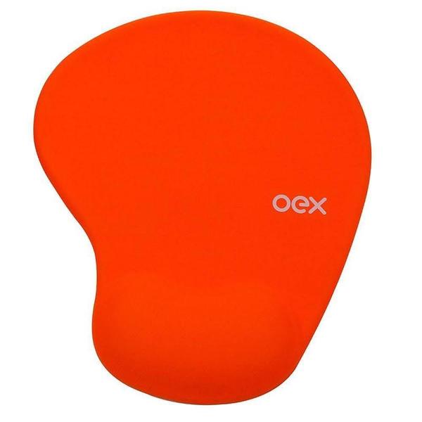 Imagem de Mouse Pad OEX MP200 Com Apoio GEL LARANJA