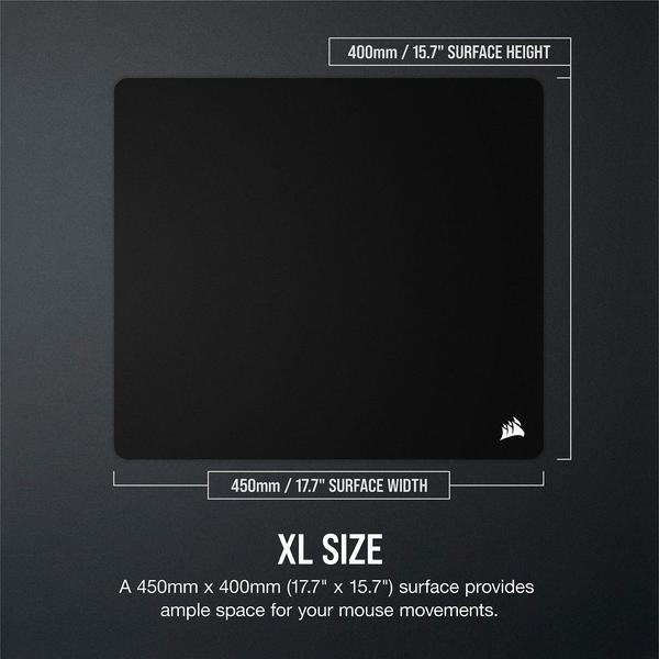 Imagem de Mouse pad para jogos Corsair XL - preto