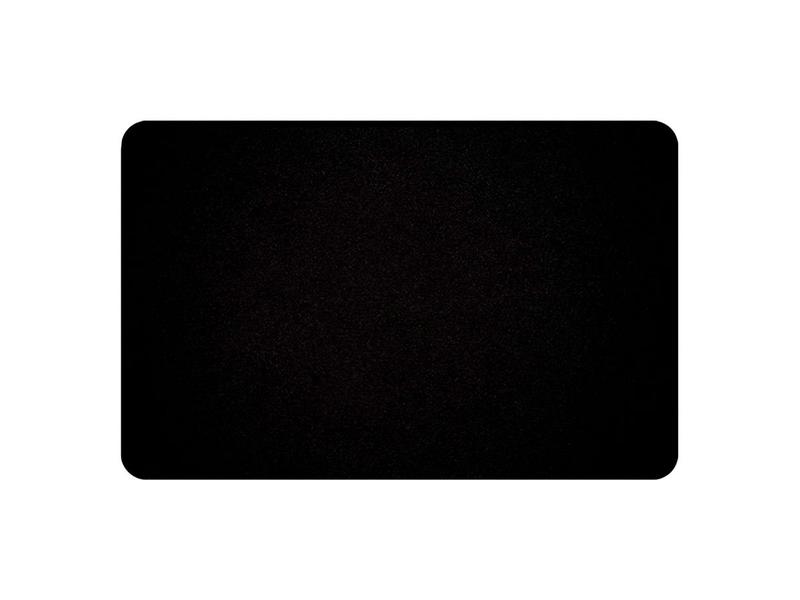 Imagem de Mouse Pad Preto Basic Liso e Sem Estampa Ideal Escritório 22x18cm 5 Peças