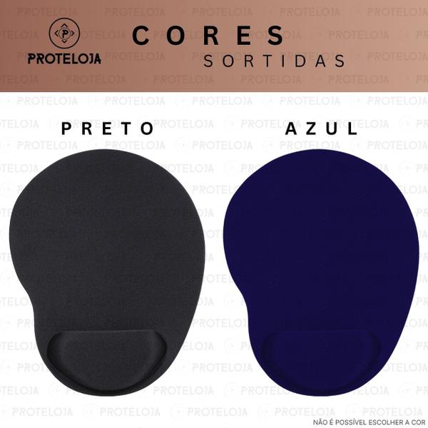 Imagem de Mouse Pad Profissional Ergonômico Com Apoio de Punho Tecido Conforto Computador Home Office