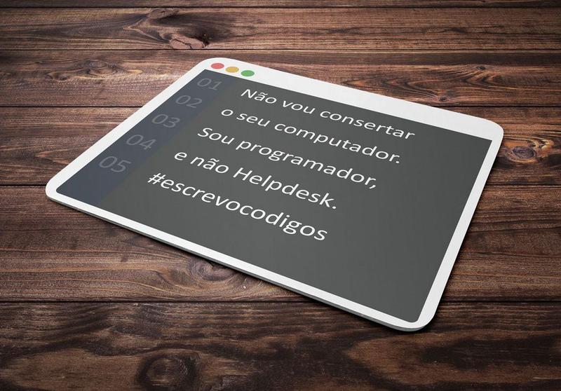 Imagem de Mouse pad Programador Helpdesk