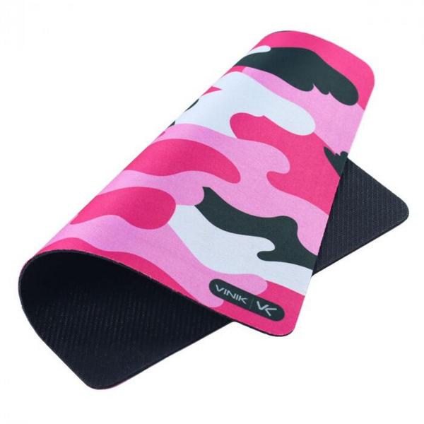 Imagem de Mouse Pad Rosa Camuflado 250x210x2mm Gamer Urban Pink Tecido Emborrachada