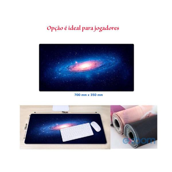 Imagem de Mouse Pad Speed Gamer Extra Grande 700 X350 X 3 Mm Galáxia