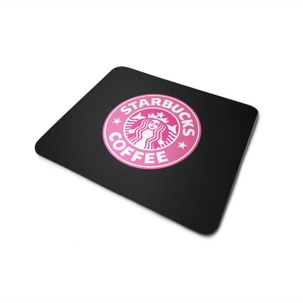 Imagem de Mouse Pad Starbucks Coffee Logo Rosa