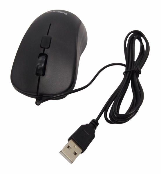 Imagem de Mouse para computador com fio usb óptico 3d 800dpi mox