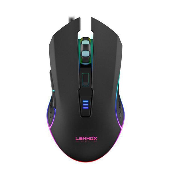 Imagem de Mouse Para Jogo 3.200 Dpi Iluminação Rgb Mouse Barato C/ Nf - Lehmox