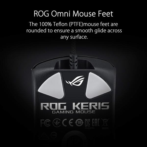 Imagem de Mouse para jogos ASUS ROG Keris Lightweight FPS 16.000 dpi