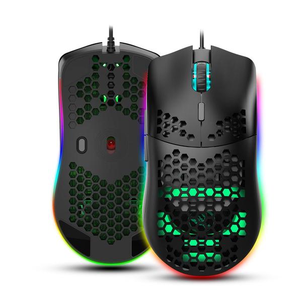 Imagem de Mouse para jogos com iluminação RGB de 6 teclas