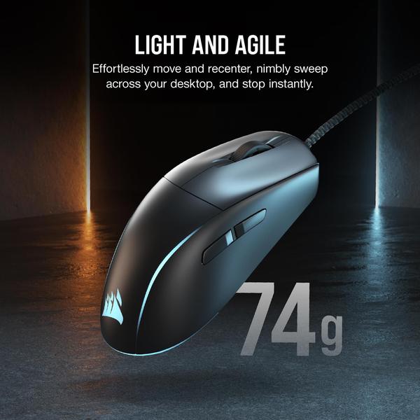 Imagem de Mouse para jogos Corsair M75 com fio RGB leve de 26.000 DPI