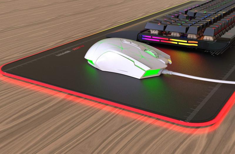 Imagem de Mouse para jogos FIRSTBLOOD ONLY GAME AJ52 Watcher RGB Star White