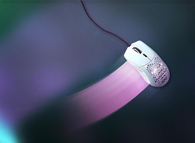 Imagem de Mouse para jogos Glorious Model O Wired 67g Superlight RGB White