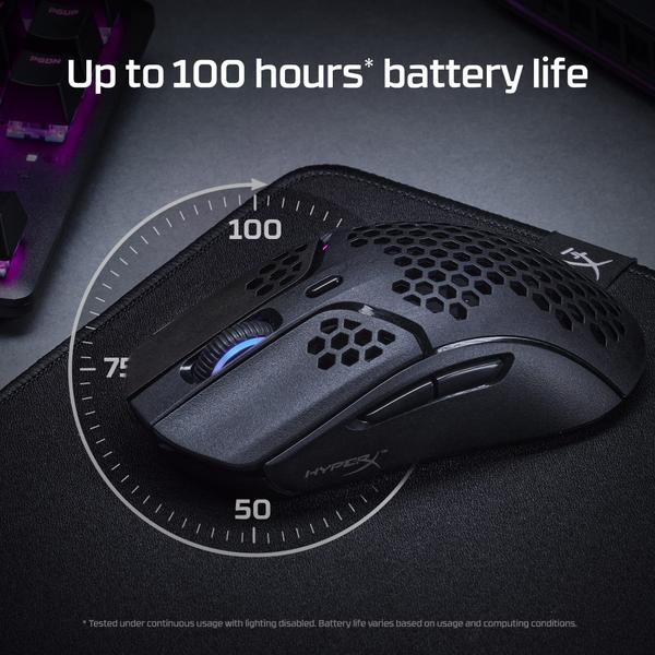 Imagem de Mouse para jogos HyperX Pulsefire Haste ultraleve 62g