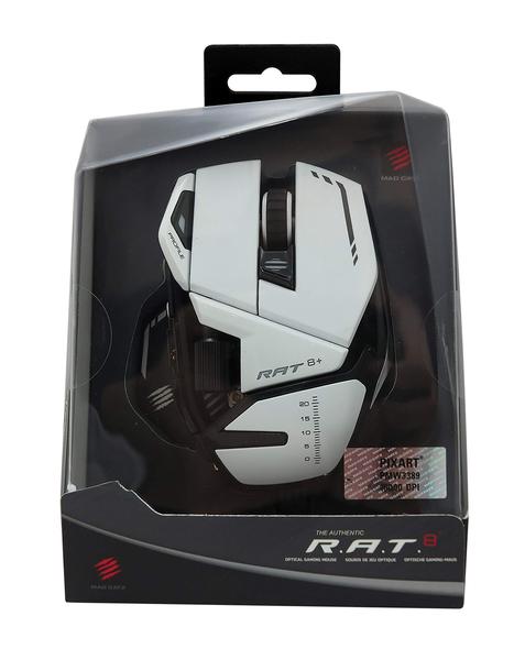 Imagem de Mouse para jogos Mad Catz R.A.T. 8+ 16000 DPI RGB branco