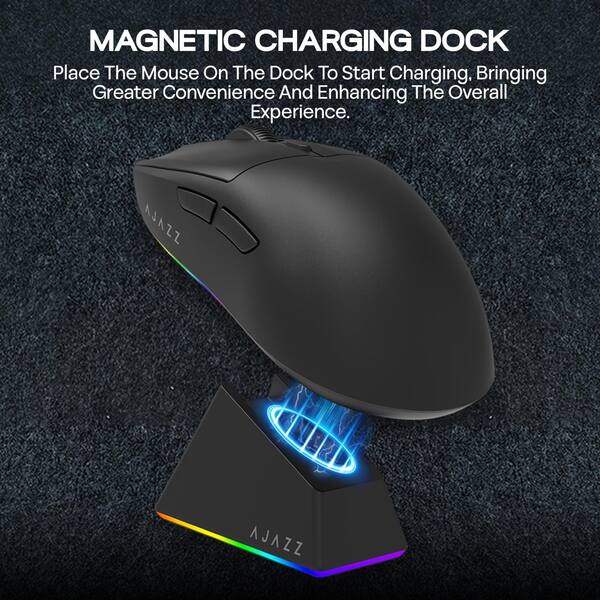 Mouse para jogos MechLands AJAZZ AJ139 V2 MC 12.000 DPI preto