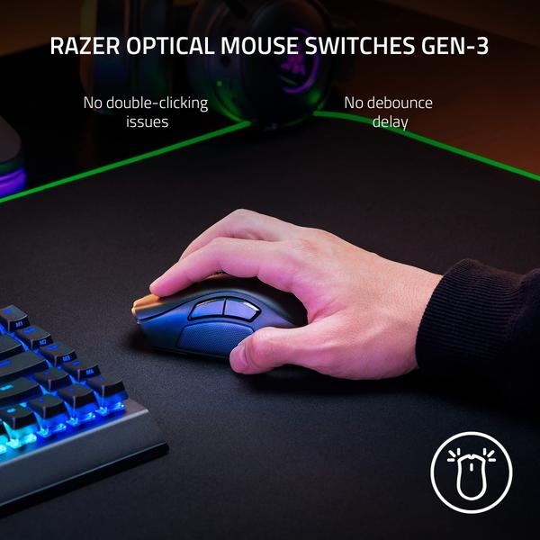 Imagem de Mouse para jogos sem fio Razer Naga V2 Pro com 2, 6, 12 botões