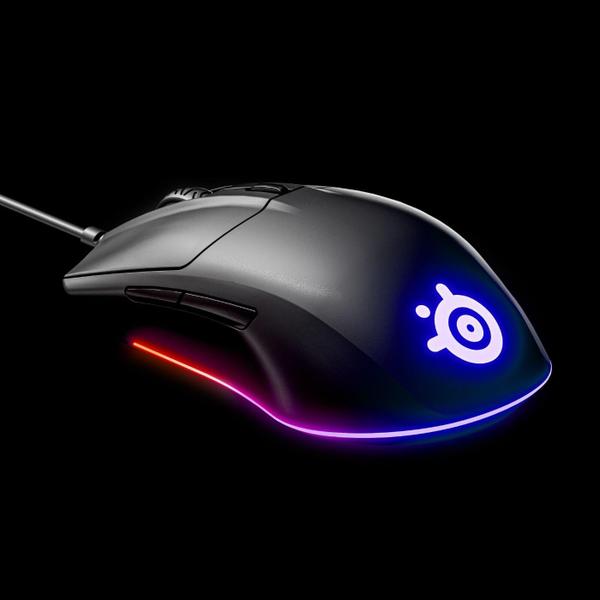 Imagem de Mouse para jogos SteelSeries Rival 3 com 8.500 CPI TrueMove Core