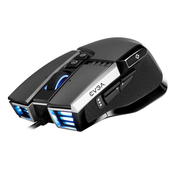 Imagem de Mouse para jogos X17, com fio, cinza, personalizável, 16.000 DPI, 5 perfis, 10 botões, ergonômico