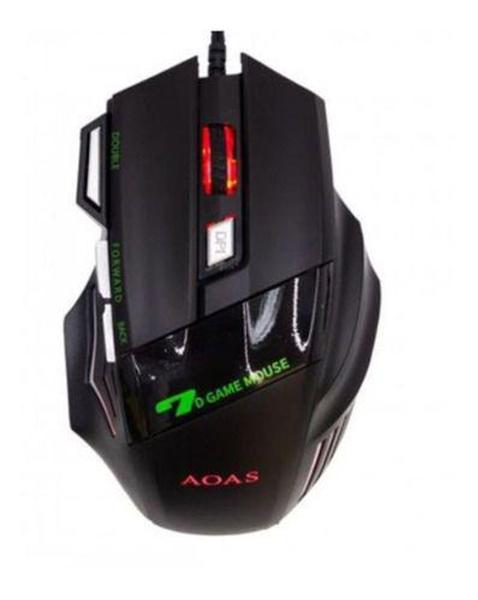 Imagem de Mouse Para Jogos X7 Black Aoas K90 3200 Dpi Gamer