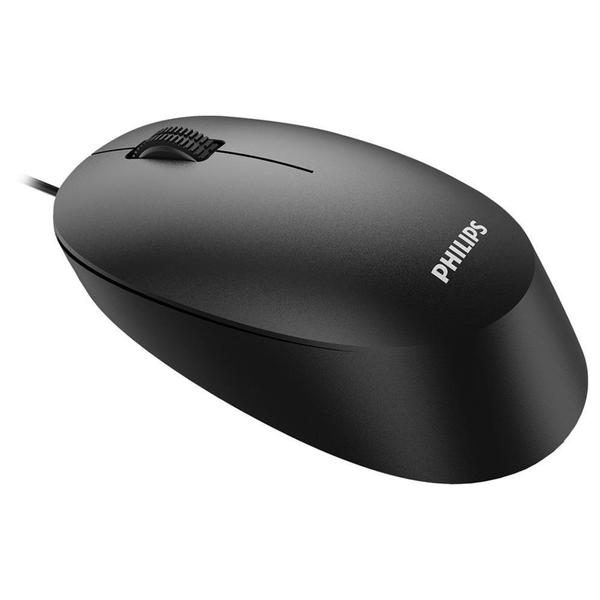 Imagem de Mouse Philips, USB, Ambidestro, Preto - SPK7207BL/FG