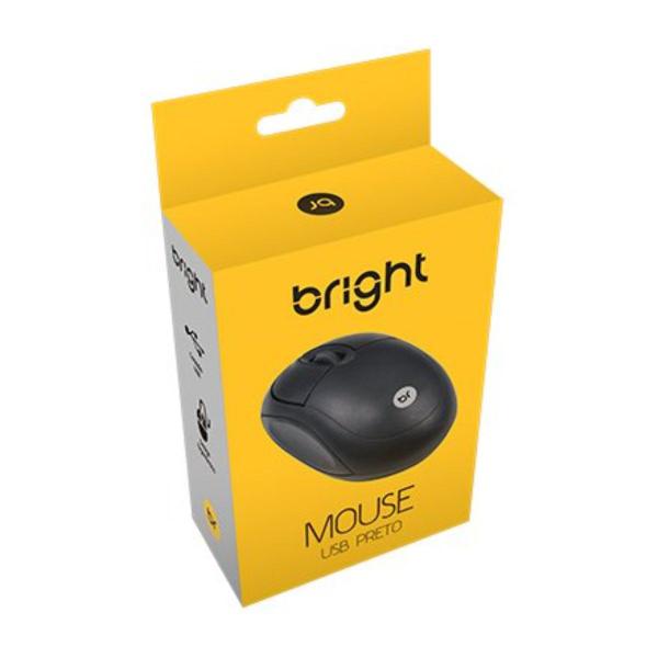 Imagem de Mouse preto cabo usb 800 dpi botão de rolagem scroll macio