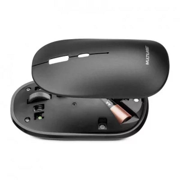 Imagem de Mouse S Fio Bt2.4 Ghz 1600 Dpi Preto Usb Pilha Inclusa MO331