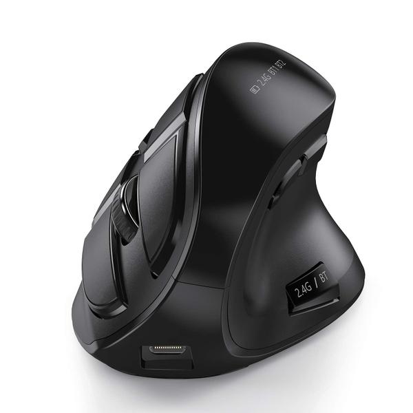 Imagem de Mouse seenda Ergonômico Sem Fio Vertical Recarregável