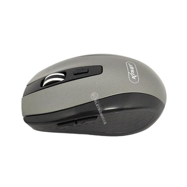 Imagem de Mouse Sem Fio 10m Alcance Usb Óptico Com 6 Botões Uso Geral KPMU403