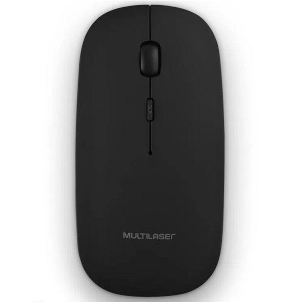 Imagem de Mouse sem Fio 2.4GHZ Recarregavel Lithium USB Multilaser MO290