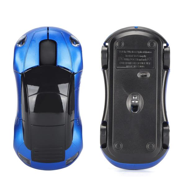 Imagem de Mouse sem fio ASHATA Cute Car 1600DPI para PC, laptop e tablet