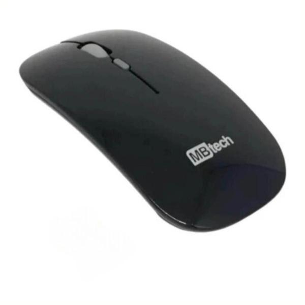 Imagem de Mouse Sem Fio Bluetooth Recarregável Led Mbtech Óptico 